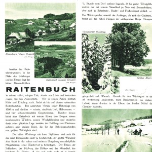Raitenbucher Werbeflyer - 1930